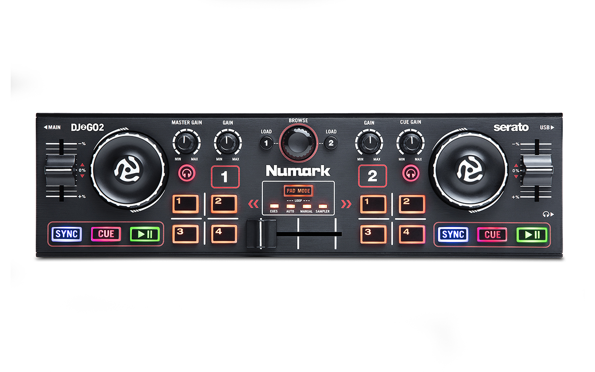 Аренда диджейского контроллера Numark DJ2GO2 для вечеринки
